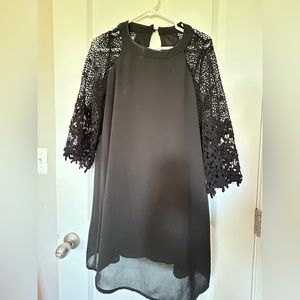 beautiful black flowy dress